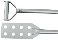 Stainless steel perforated spatula L.1200 mm